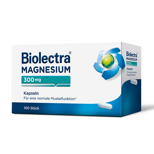 BIOLECTRA Magnesium 300 mg Kapseln 100 St  