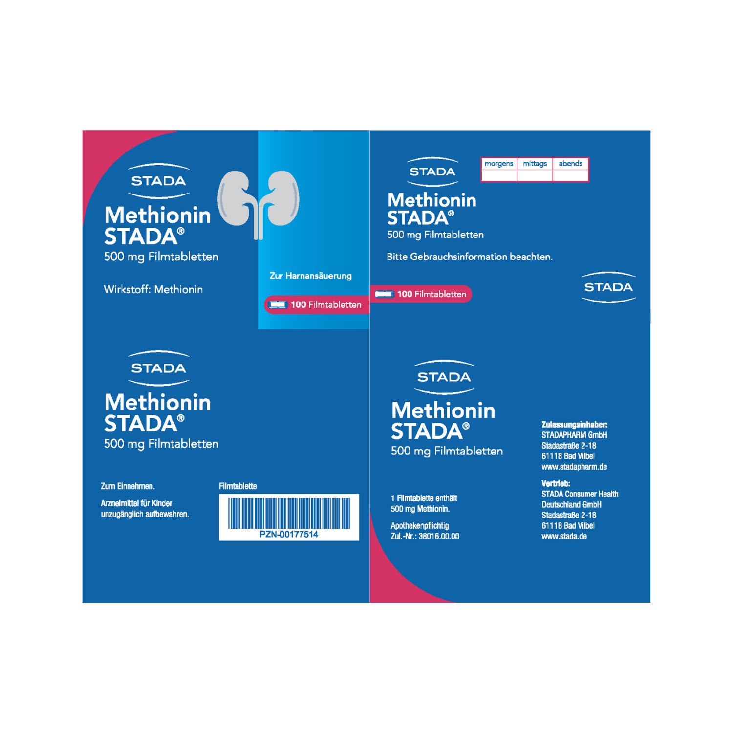 METHIONIN STADA 500 mg Filmtabletten