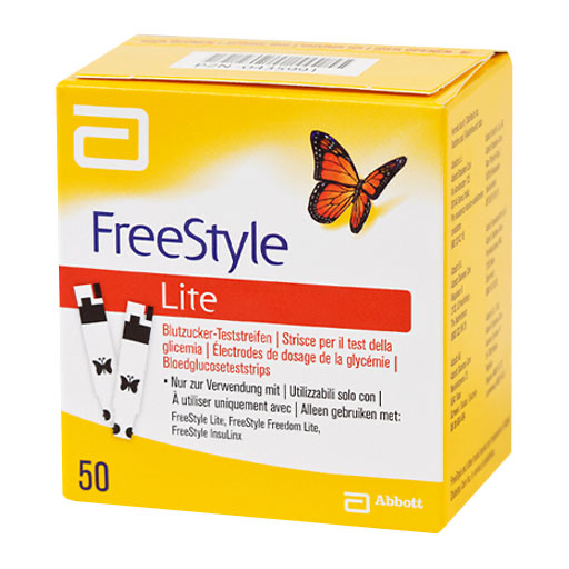 FREESTYLE Lite Teststreifen ohne Codieren 50 St