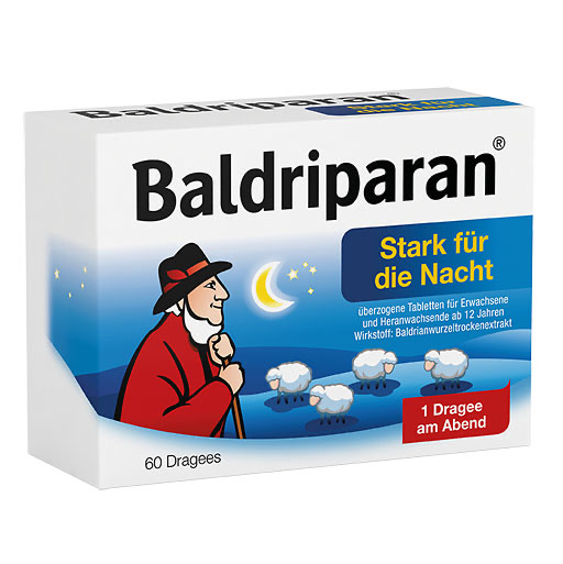 BALDRIPARAN Stark für die Nacht überzogene Tab.* 60 St