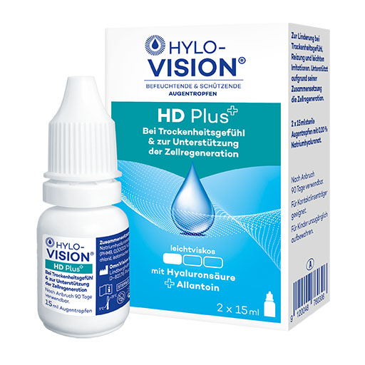 HYLO-VISION HD Plus Augentropfen 2x15 ml