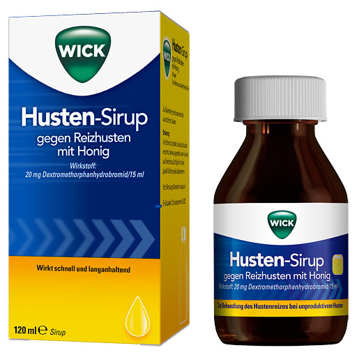 WICK Husten-Sirup gegen Reizhusten mit Honig* 120 ml