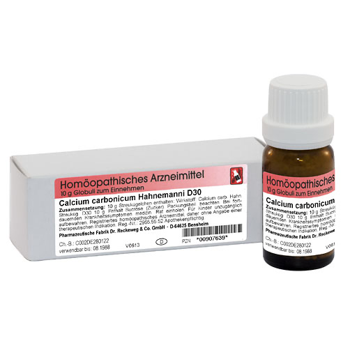 CALCIUM CARBONICUM Hahnemanni D 30 Globuli* 10 g