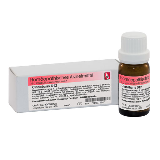 CINNABARIS D 12 Globuli* 10 g