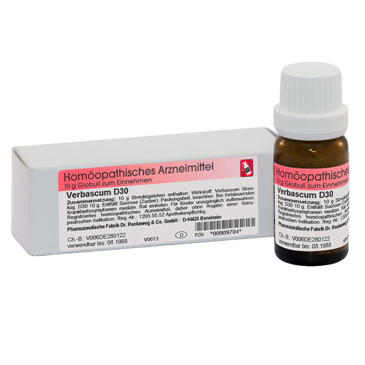 VERBASCUM D 30 Globuli* 10 g