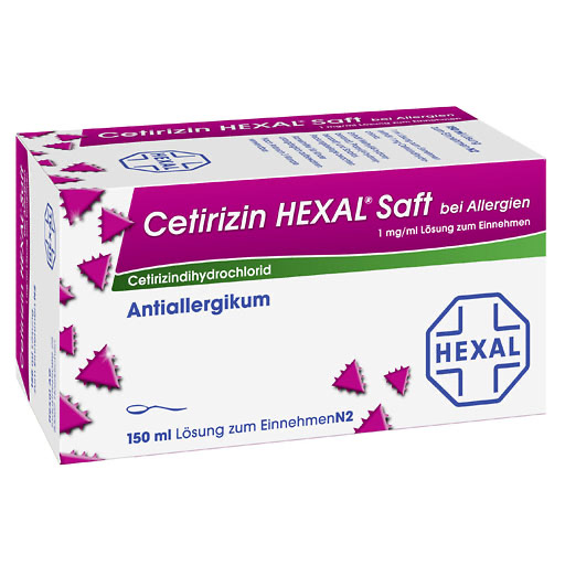 CETIRIZIN HEXAL Saft bei Allergien* 150 ml