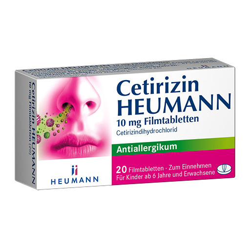 CETIRIZIN Heumann 10 mg Filmtabletten* 20 St