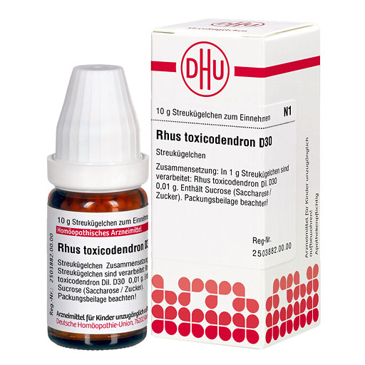 RHUS TOXICODENDRON D 30 Globuli* 10 g