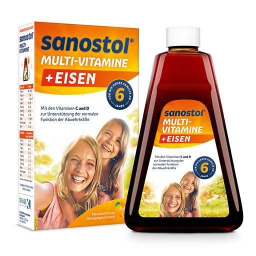 SANOSTOL plus Eisen Saft 460 ml