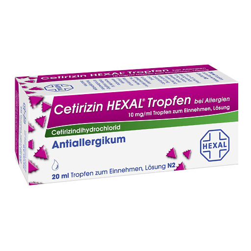 CETIRIZIN HEXAL Tropfen bei Allergien* 20 ml