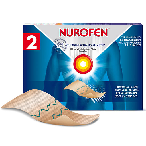 NUROFEN 24-Stunden Schmerzpflaster 200 mg* 2 St
