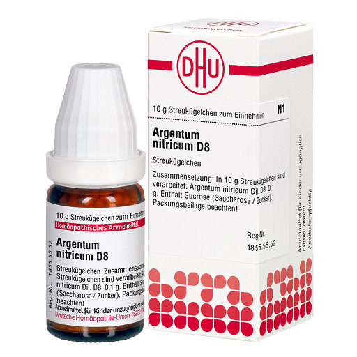 ARGENTUM NITRICUM D 8 Globuli* 10 g