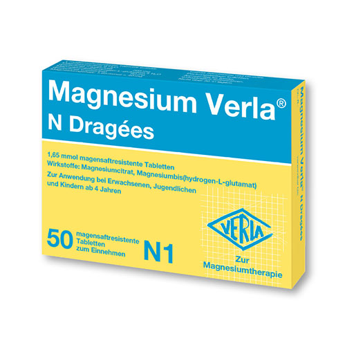 MAGNESIUM VERLA N Dragees* 50 St
