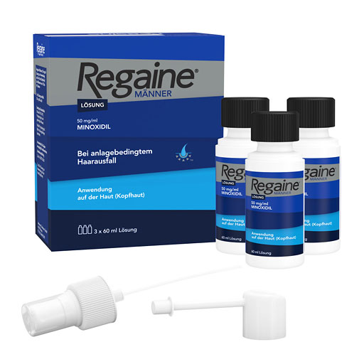 REGAINE Männer 50 mg/ml Lsg. z. Anw. a. d. Kopfhaut* 3x60 ml