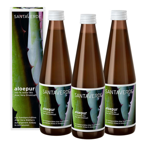 ALOE VERA SAFT 100% kbA Sparpack 3x330 ml