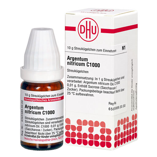 ARGENTUM NITRICUM C 1000 Globuli* 10 g