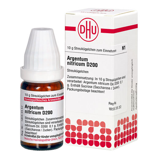 ARGENTUM NITRICUM D 200 Globuli* 10 g
