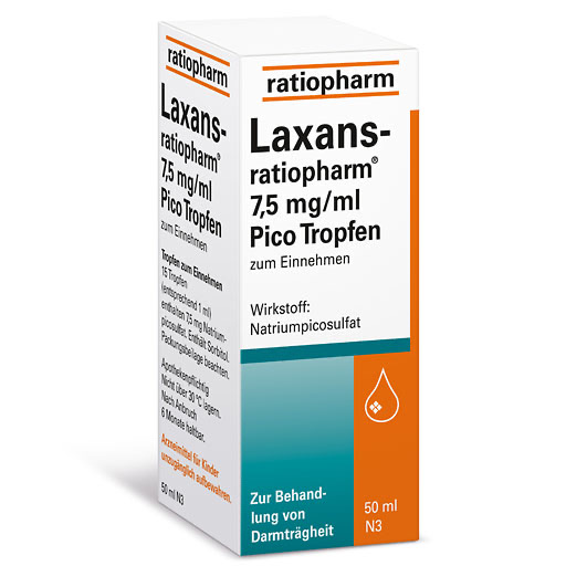 LAXANS-ratiopharm 7,5 mg/ml Pico Tropfen* 50 ml