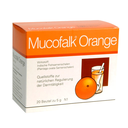 MUCOFALK Orange Gran. z. Herst. e. Susp. z. Einn. Beutel* 20 St