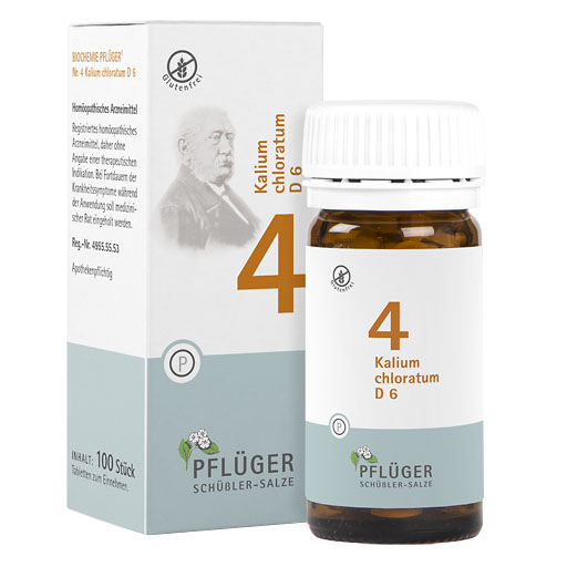 BIOCHEMIE Pflüger 4 Kalium chloratum D 6 Tabletten* 100 St