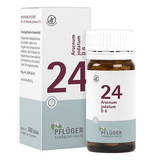 BIOCHEMIE Pflüger 24 Arsenum jodatum D 6 Tabletten* 100 St