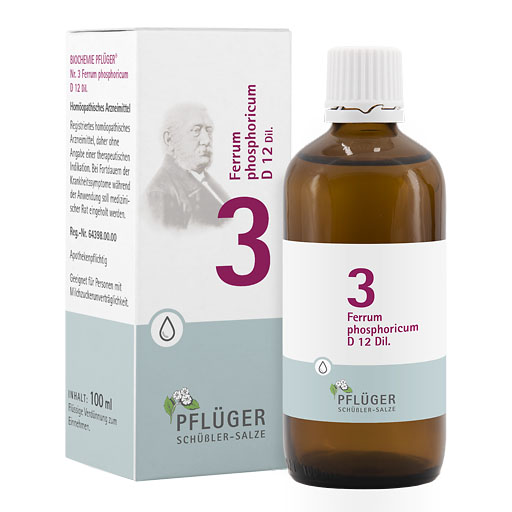 BIOCHEMIE Pflüger 3 Ferrum phosphoricum D 12 Tro.* 100 ml