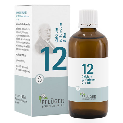 BIOCHEMIE Pflüger 12 Calcium sulfuricum D 6 Tropf.* 100 ml