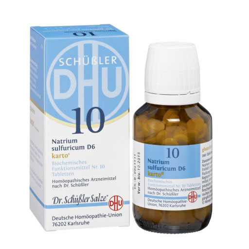 BIOCHEMIE DHU 10 Natrium sulfuricum D 6 Tab. Karto* 200 St