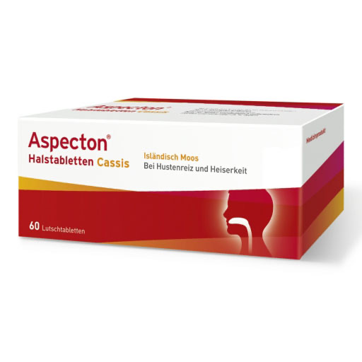 ASPECTON Halstabletten Cassis Lutschtabletten 60 St