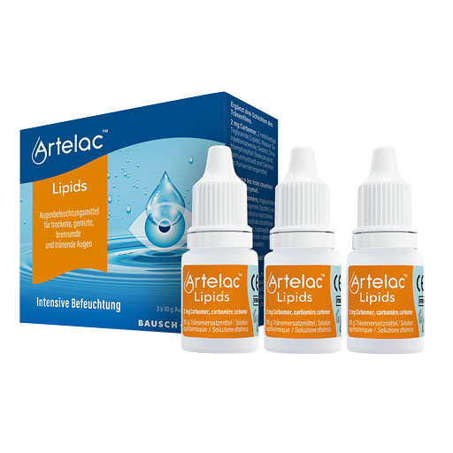 ARTELAC Lipids MD Augengel 3x10 g