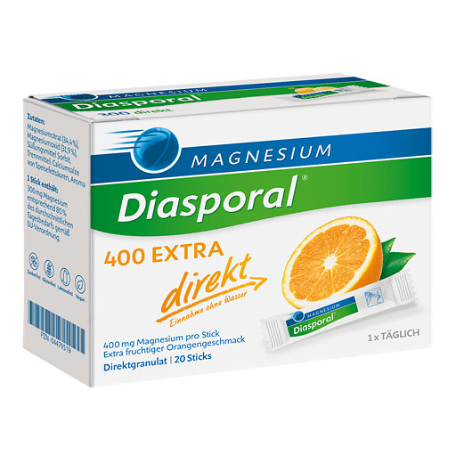 MAGNESIUM DIASPORAL 400 Extra direkt Granulat 20 St  
