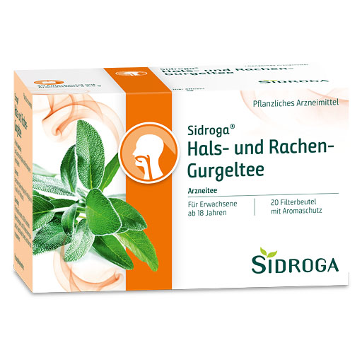 SIDROGA Hals- und Rachen-Gurgeltee Filterbeutel* 20x2,5 g