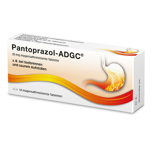 PANTOPRAZOL ADGC 20 mg magensaftres. Tabletten* 14 St