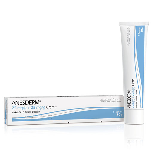 ANESDERM 25 mg/g + 25 mg/g Creme* 30 g
