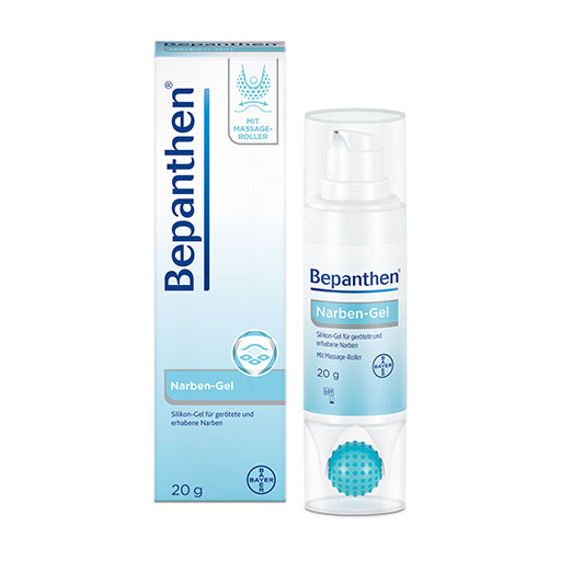 BEPANTHEN Narben-Gel mit Massage-Roller 20 g