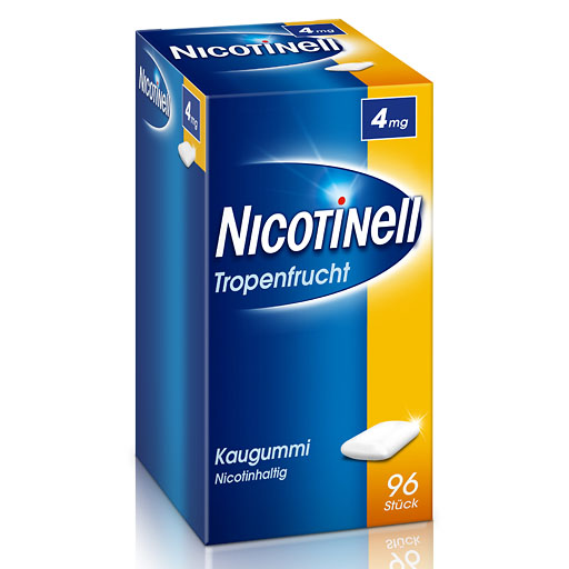 NICOTINELL Kaugummi Tropenfrucht 4 mg* 96 St