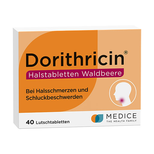 DORITHRICIN Halstabletten Waldbeere* 40 St