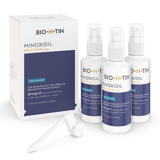 MINOXIDIL BIO-H-TIN Pharma 50 mg/ml Spray Lsg.* 3x60 ml