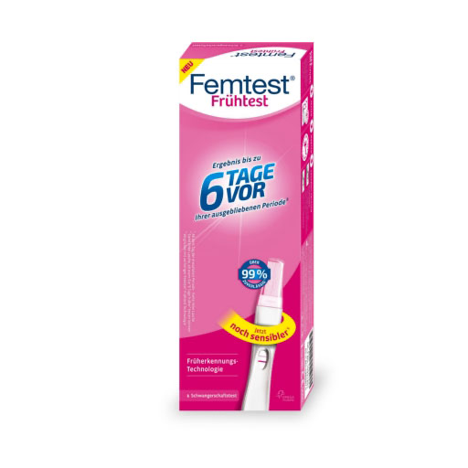 FEMTEST Frühtest 6 Tage vor 1 St