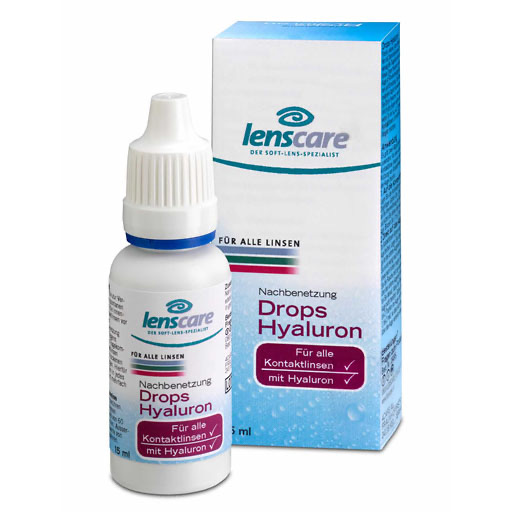 LENSCARE Drops Hyaluron Lösung 15 ml