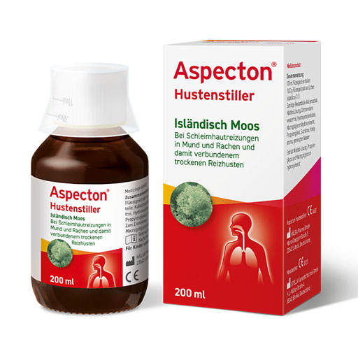 ASPECTON Hustenstiller Isländisch Moos Saft 200 ml