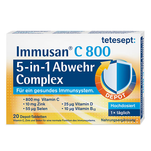 TETESEPT Immusan C 800 Depot Complex Tabletten 20 St