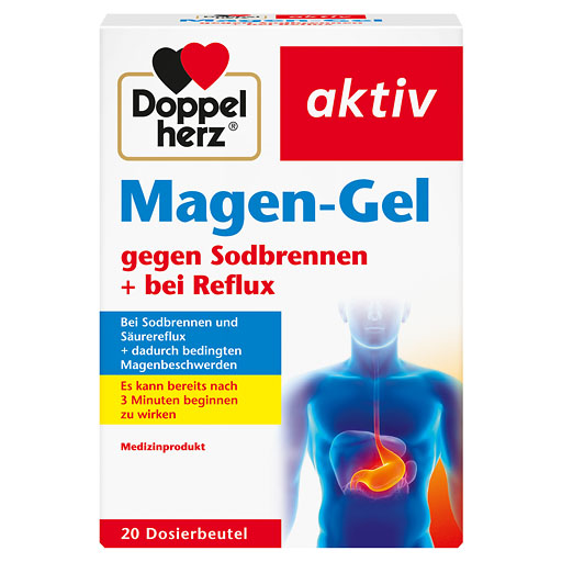 DOPPELHERZ Magen-Gel gegen Sodbrennen+bei Reflux 20 St