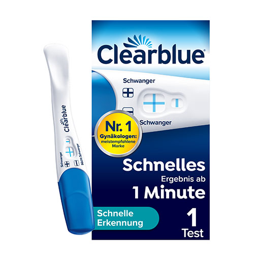 CLEARBLUE Schwangerschaftstest schnelle Erkennung 1 St