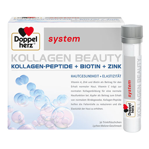 DOPPELHERZ Kollagen Beauty system Trinkfläschchen 30 St  
