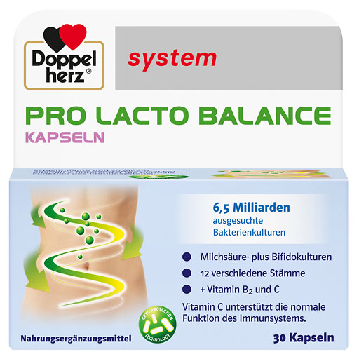 DOPPELHERZ Pro Lacto Balance system Kapseln 30 St  