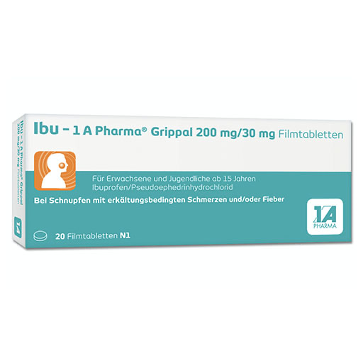 IBU-1A Pharma Grippal 200 mg/30 mg Filmtabletten* 20 St
