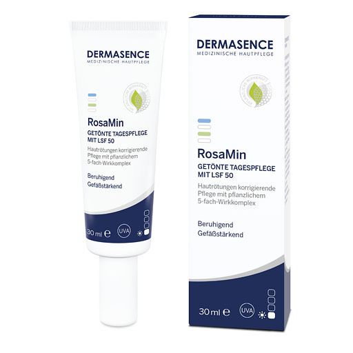 DERMASENCE RosaMin Getönte Tagespflege mit LSF 50 30 ml