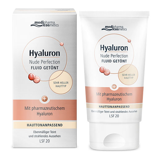 HYALURON NUDE Perfect. Fluid getönt s. hel HT LSF 20 50 ml