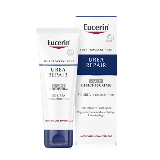EUCERIN UreaRepair Gesichtscreme 5% Nacht 50 ml